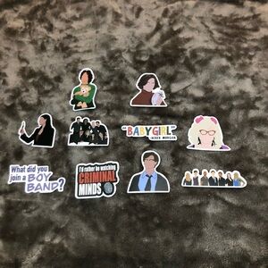 Criminal Minds 10 No Repeat Stickers